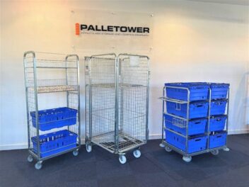 The complete supermarket range: Palletower’s supermarket roll pallets are dominating the market