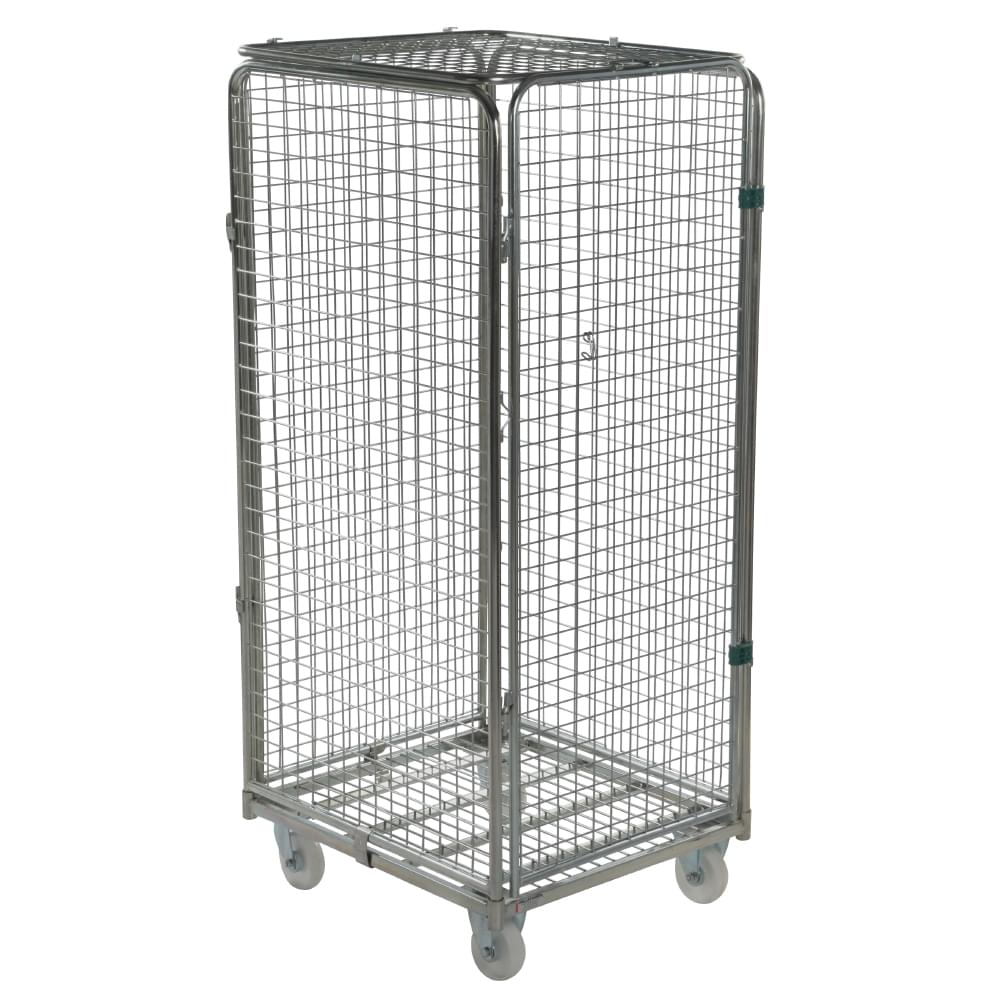 Four Sided Security Demountable Roll Cage with Lid