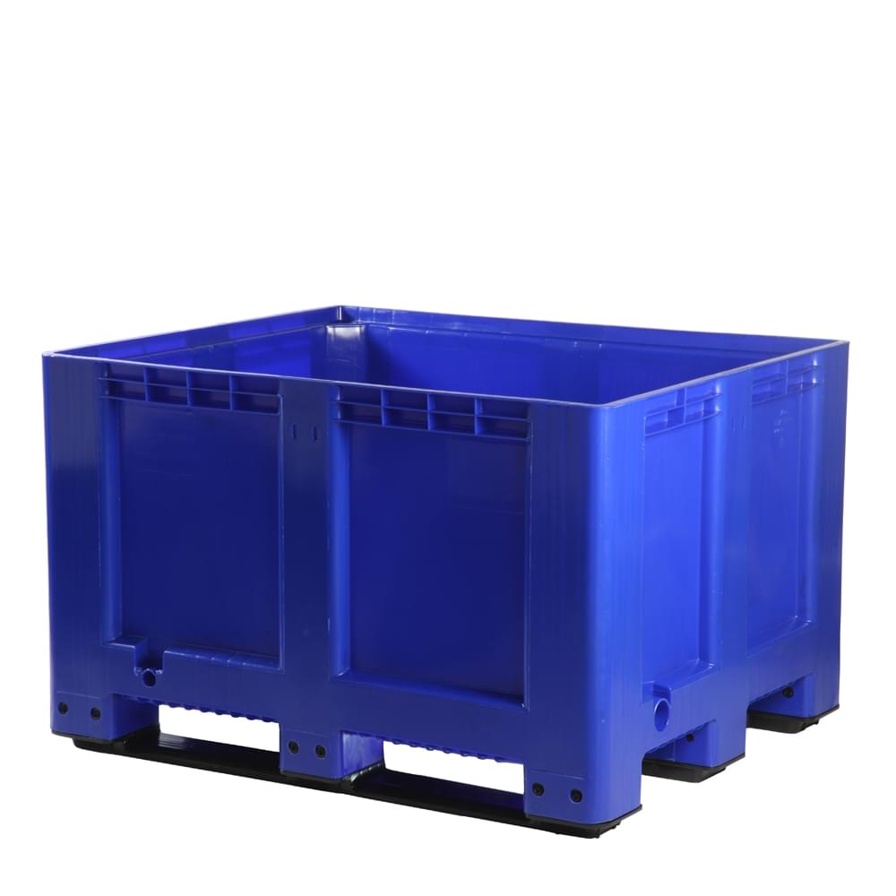 Solid Plastic Box Pallet &#8211; 3 Skids