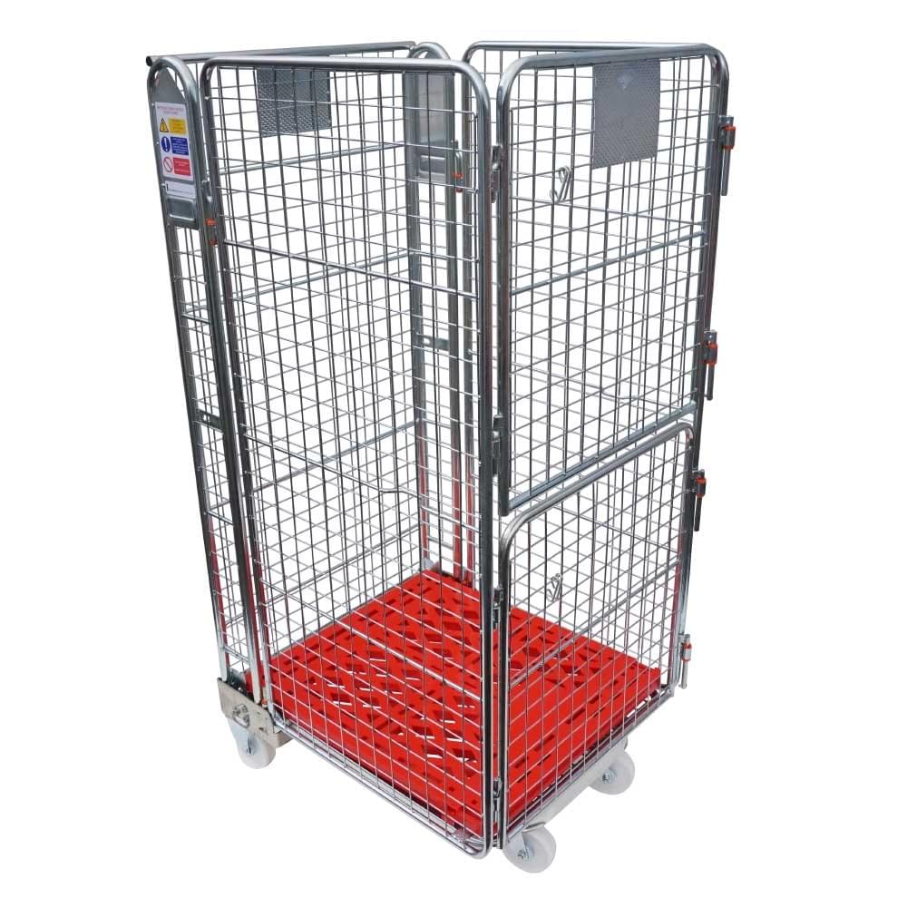 Four Sided - Plastic Base Roll Pallet
